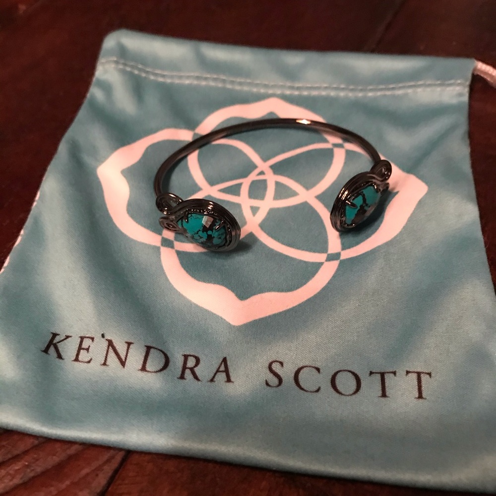 Kendra Scott Andy Cuff - Variegated Teal Magnesite